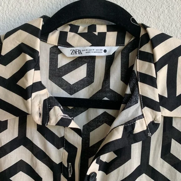 Zara tiered cotton dress M - Picture 4 of 5